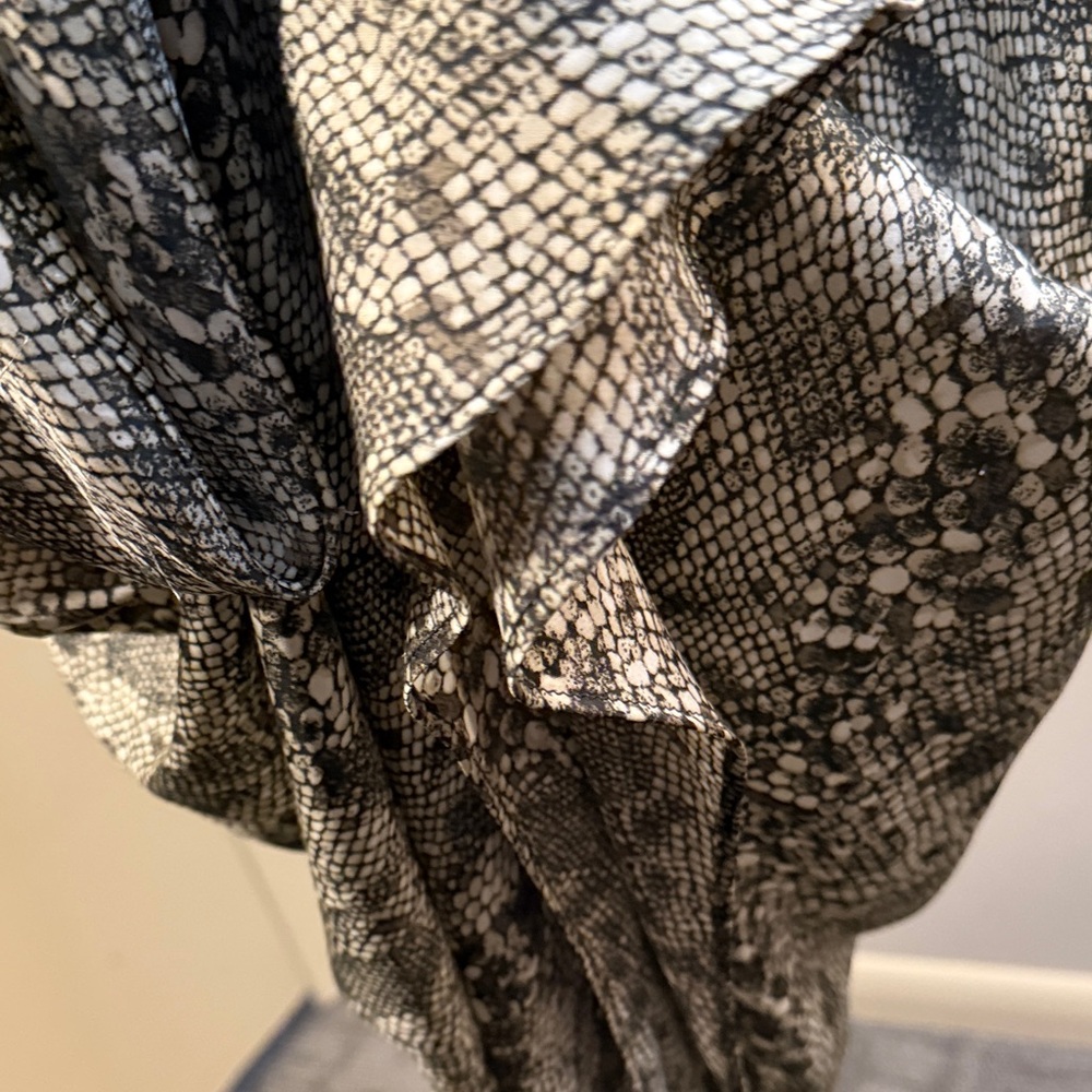 Free People Black and Gray Maxi Skirt - Picture 9 of 9